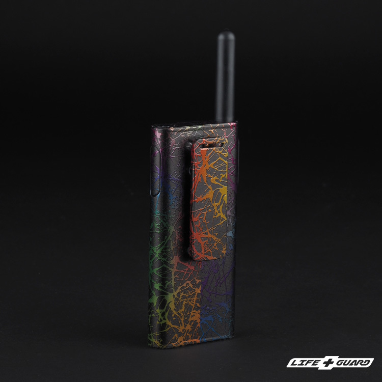 LIFE+GUARD 對講機貼膜安裝示意，適用小米對講機 2S