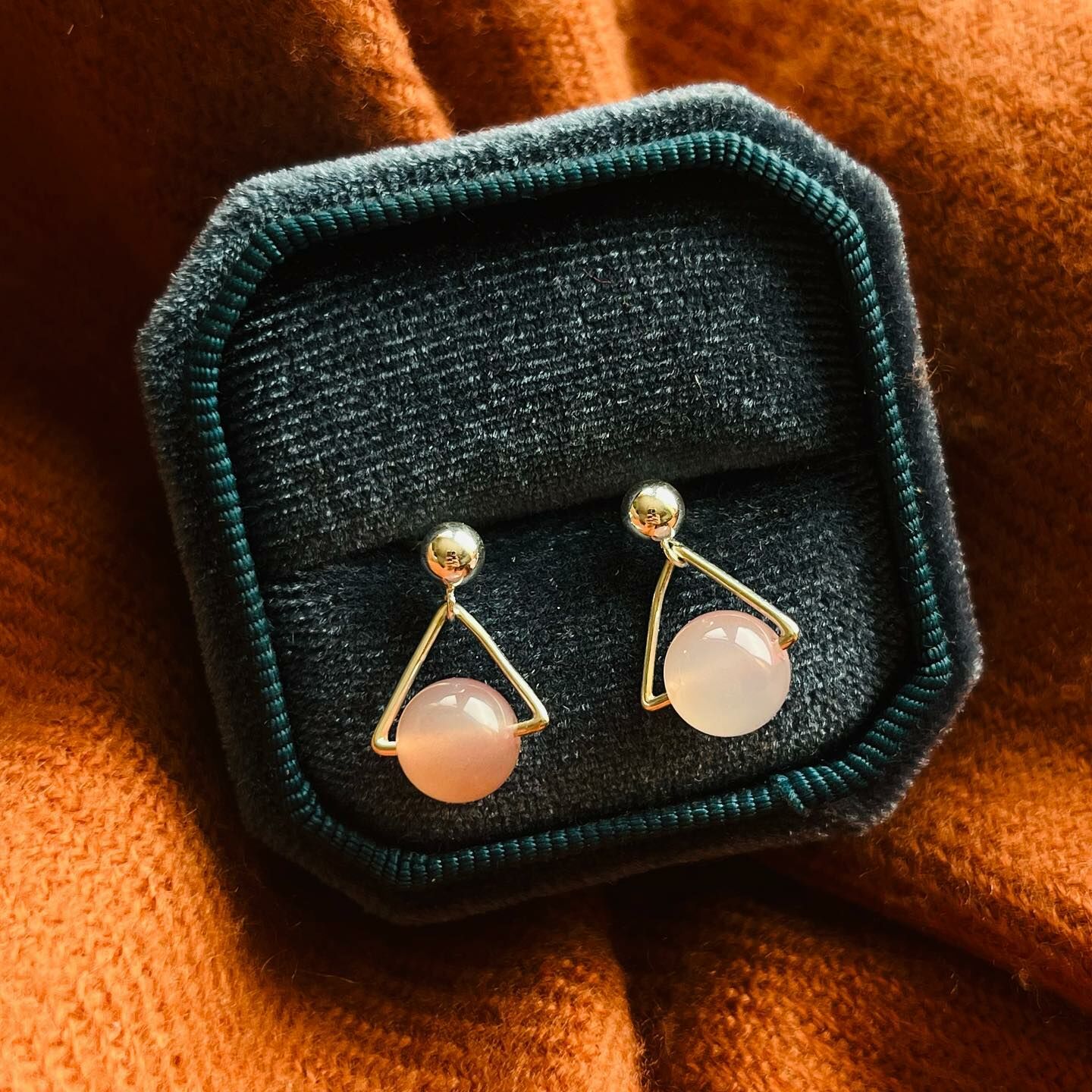 [原石]  水晶串珠 DIY 耳環材料 925銀耳環 串珠耳環