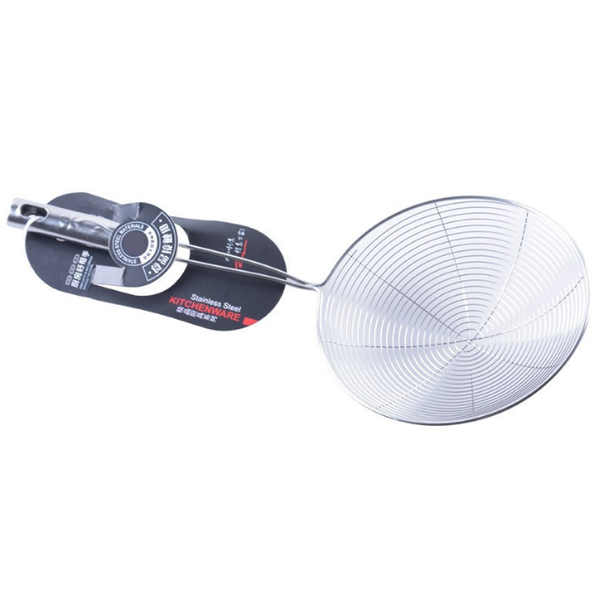Stainless steel frying blanching strainer (39*17cm)