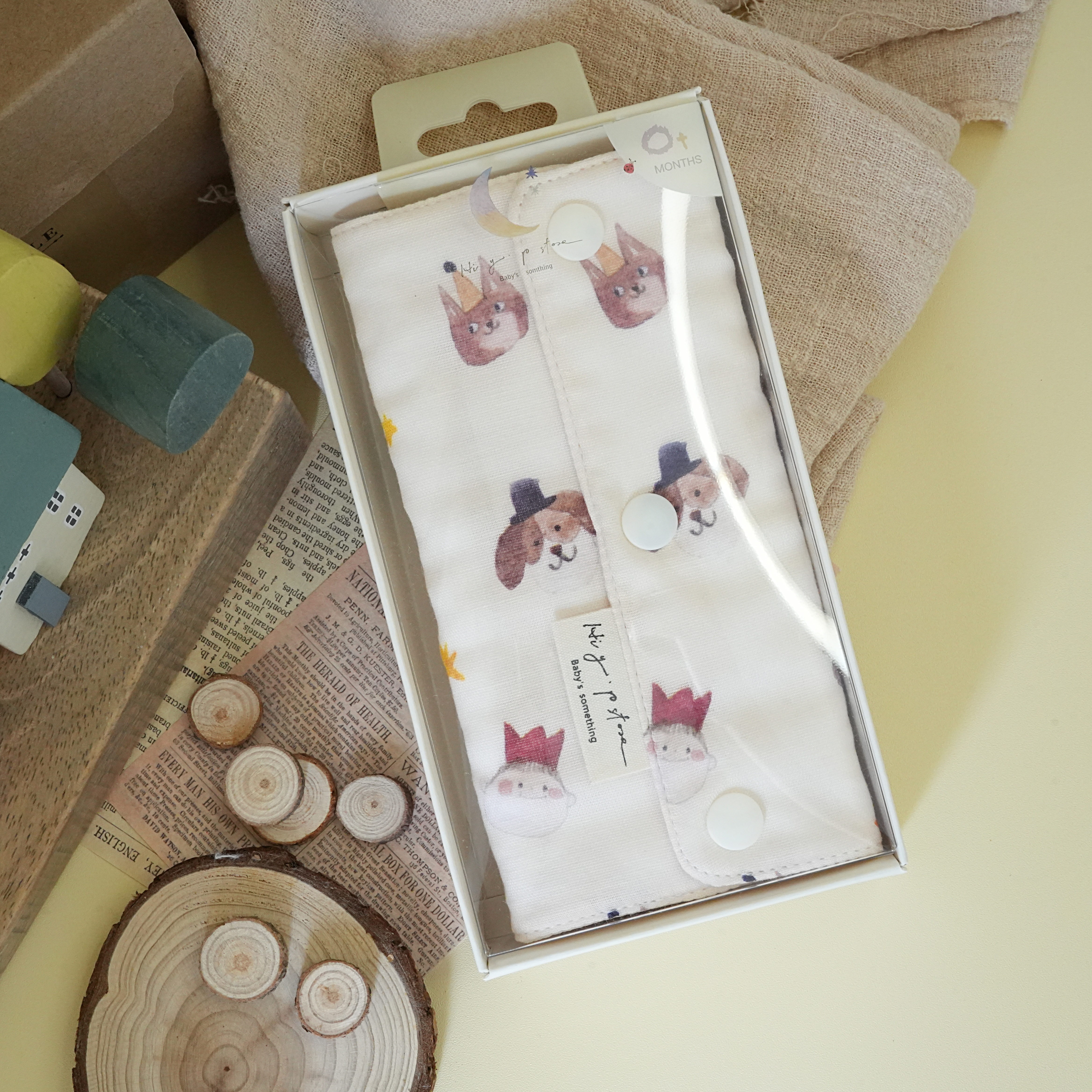 Hi Y.P store-揹巾口水套-獨家設計款-萌寵寶貝