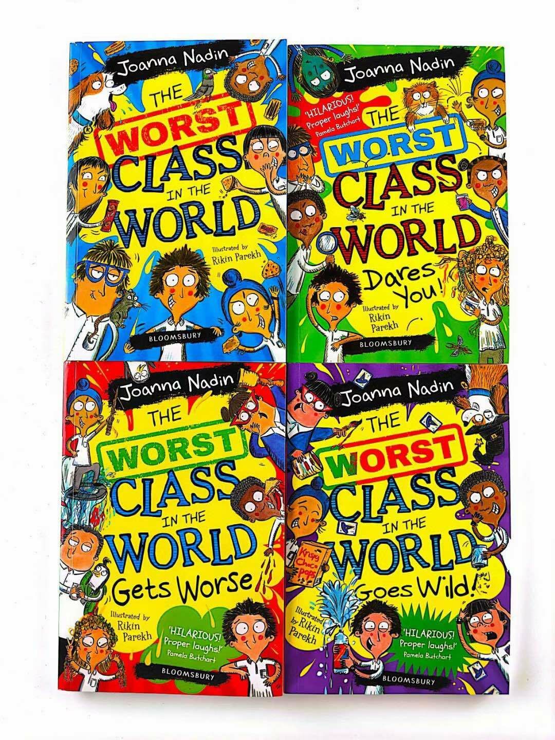 The Worst Class in the World Collection 4 Books Set (Gets Worse, The Worst Class in the World, Dares You, The Worst Class in the World in Danger World Book Day) by Joanna Nadin