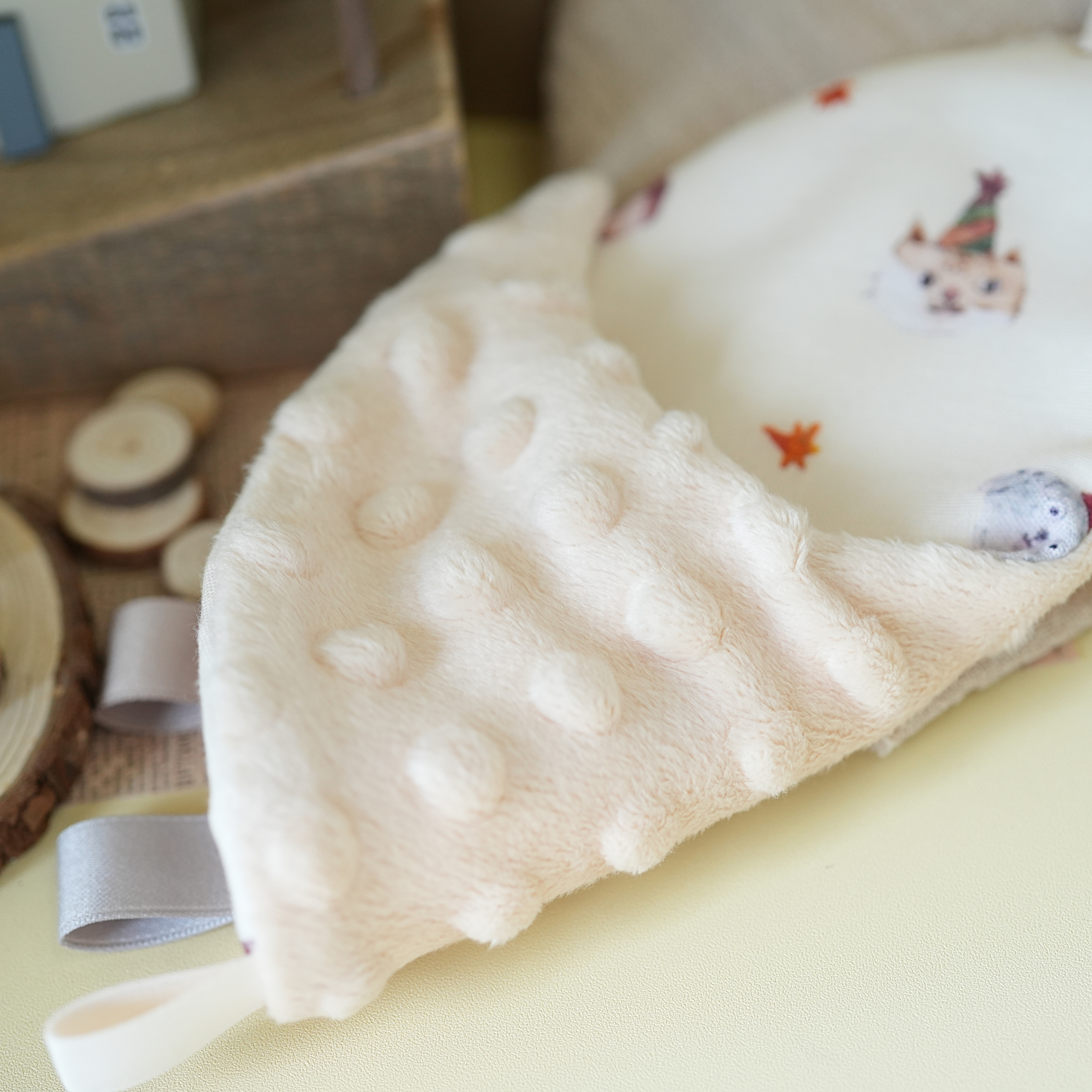 Hi Y.P store-獨家設計款-月光安撫巾-萌寵寶貝