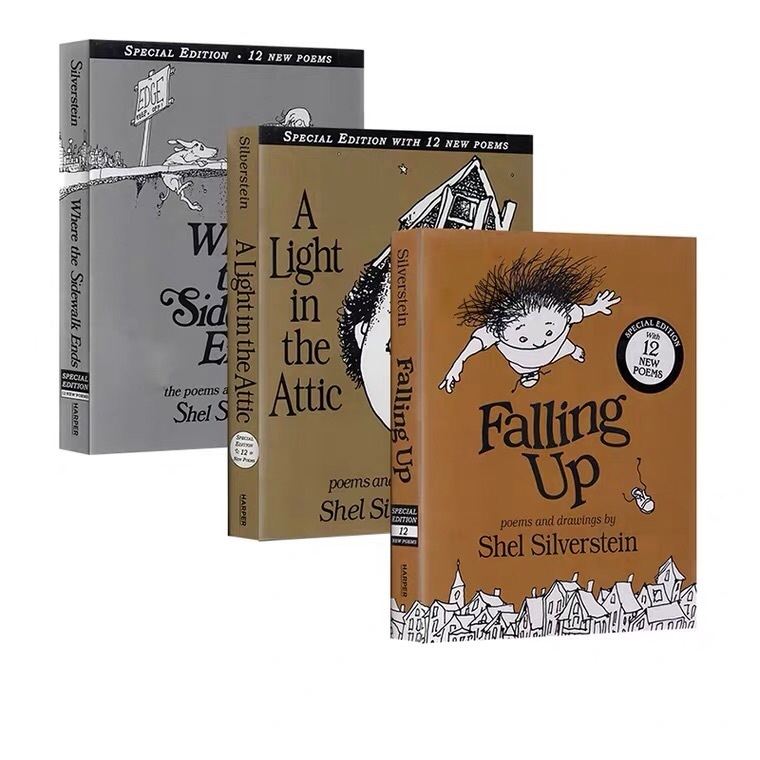 Poems & Drawings Where the Sidewalk Ends A Light in the Attic Falling Up 3 Volumes