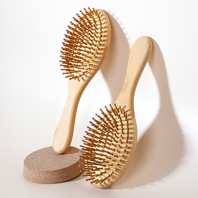 質感原木氣墊按摩梳【AO010】