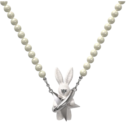 VSCH "星之兔系列" 抱抱兔項鍊