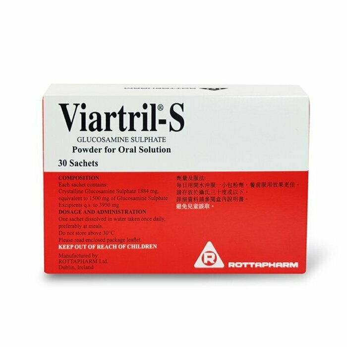 Viartril-S - 維固力®(結晶型)葡萄糖胺1500毫克30包裝沖劑