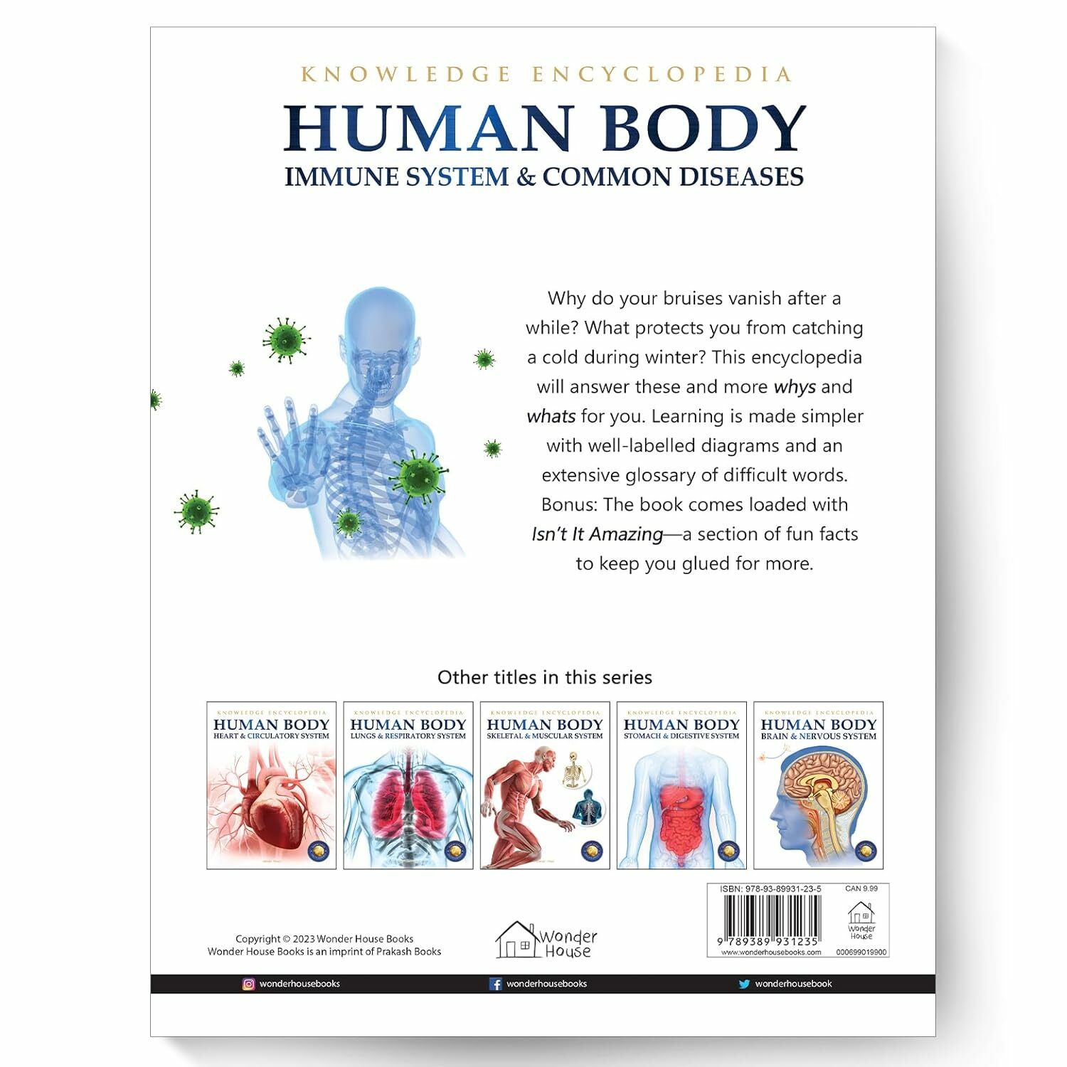 Human Body: Immune System And Common Diseases (Knowledge Encyclopedia For Children)
