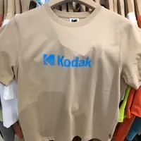 [S] KODAK BIG LOGO AERO COOL REGULAR FIT SHORT SLEEVE T-SHIRT,BEIGE, K4223ERS26-BEI (SKD49)