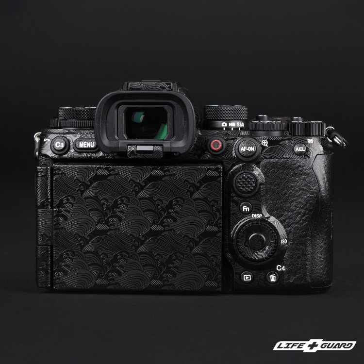 SONY A93 A9 III 貼膜商品圖，LIFE+GUARD 專機專屬設計開版