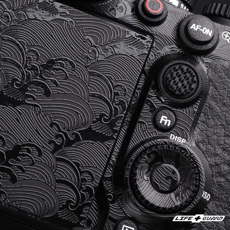 SONY A93 A9 III 貼膜商品圖，LIFE+GUARD 專機專屬設計開版