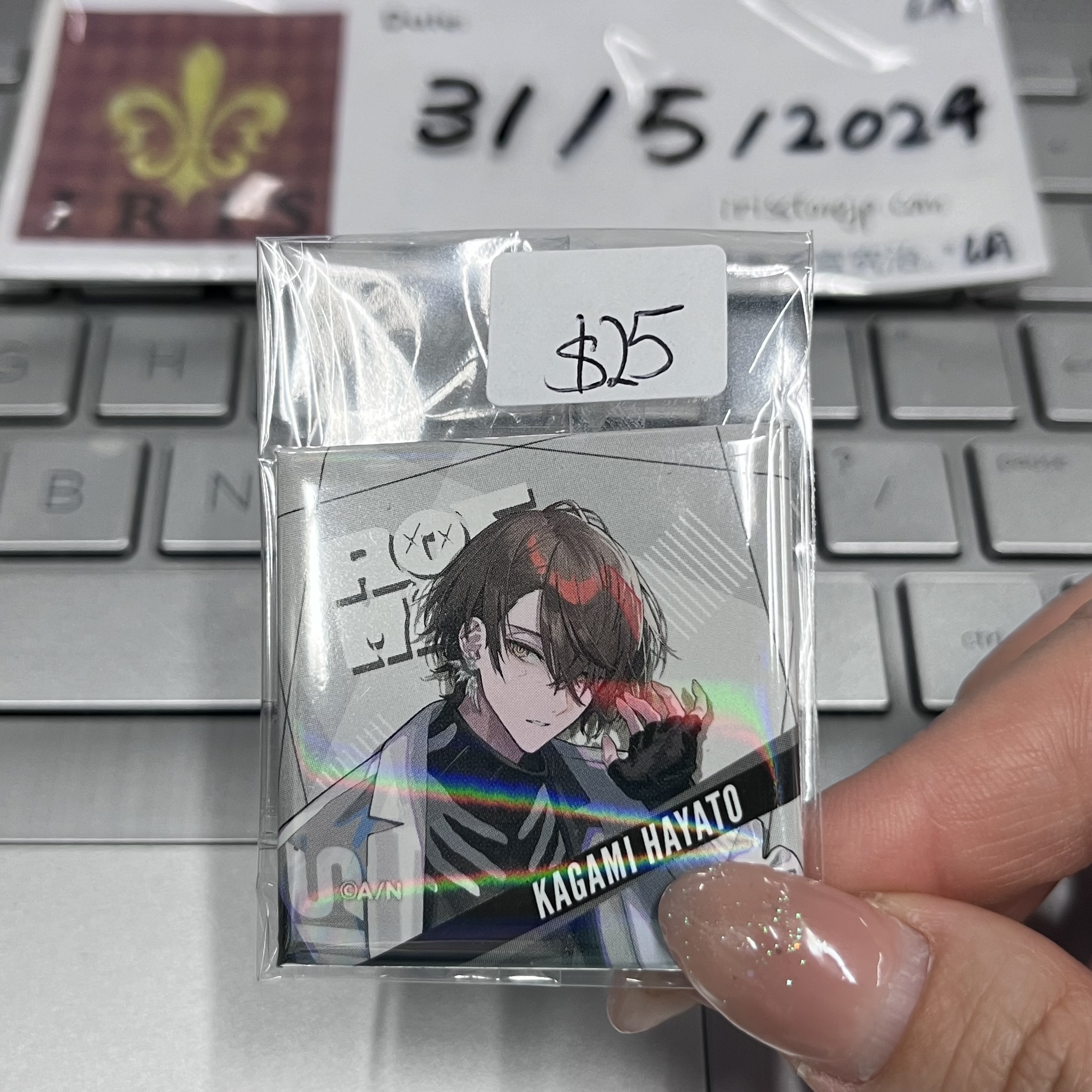 彩虹社 加賀美 襟章 rm