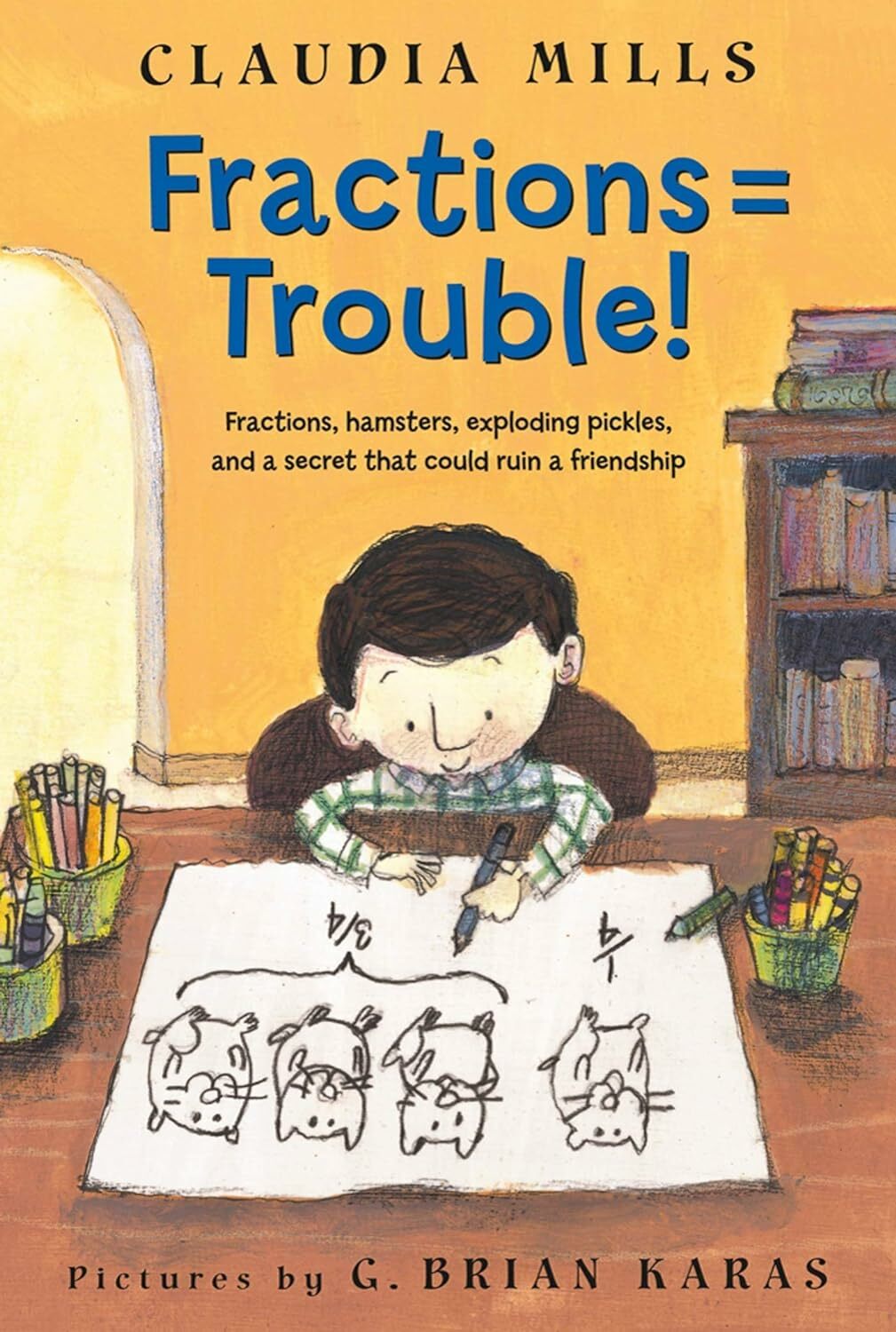 Math Trouble 2 books Collection - (Fractions = Trouble! ) ,( 7 x 9 = Trouble!)