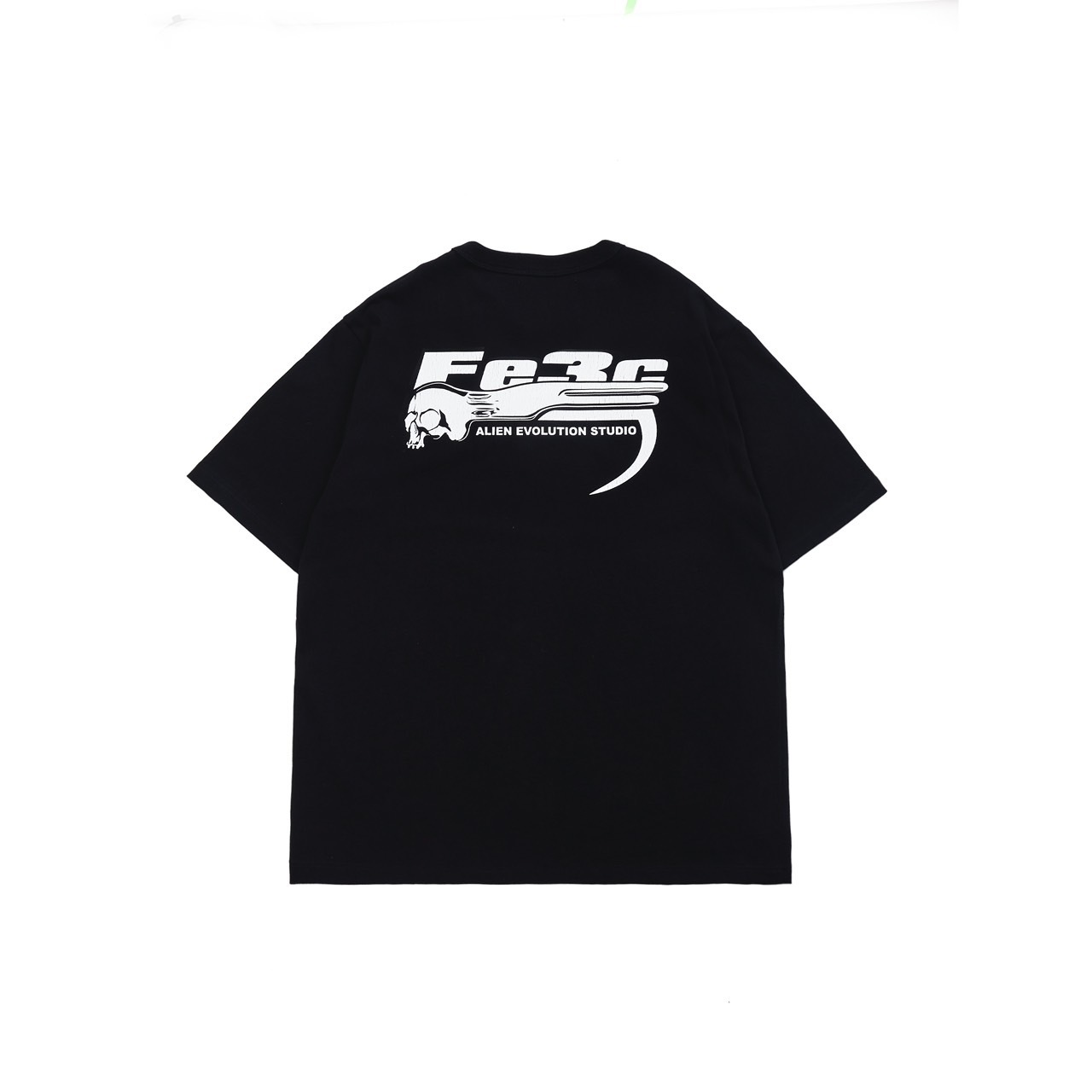 AES x Fe3c SKULL & F STRIPPED TEE
