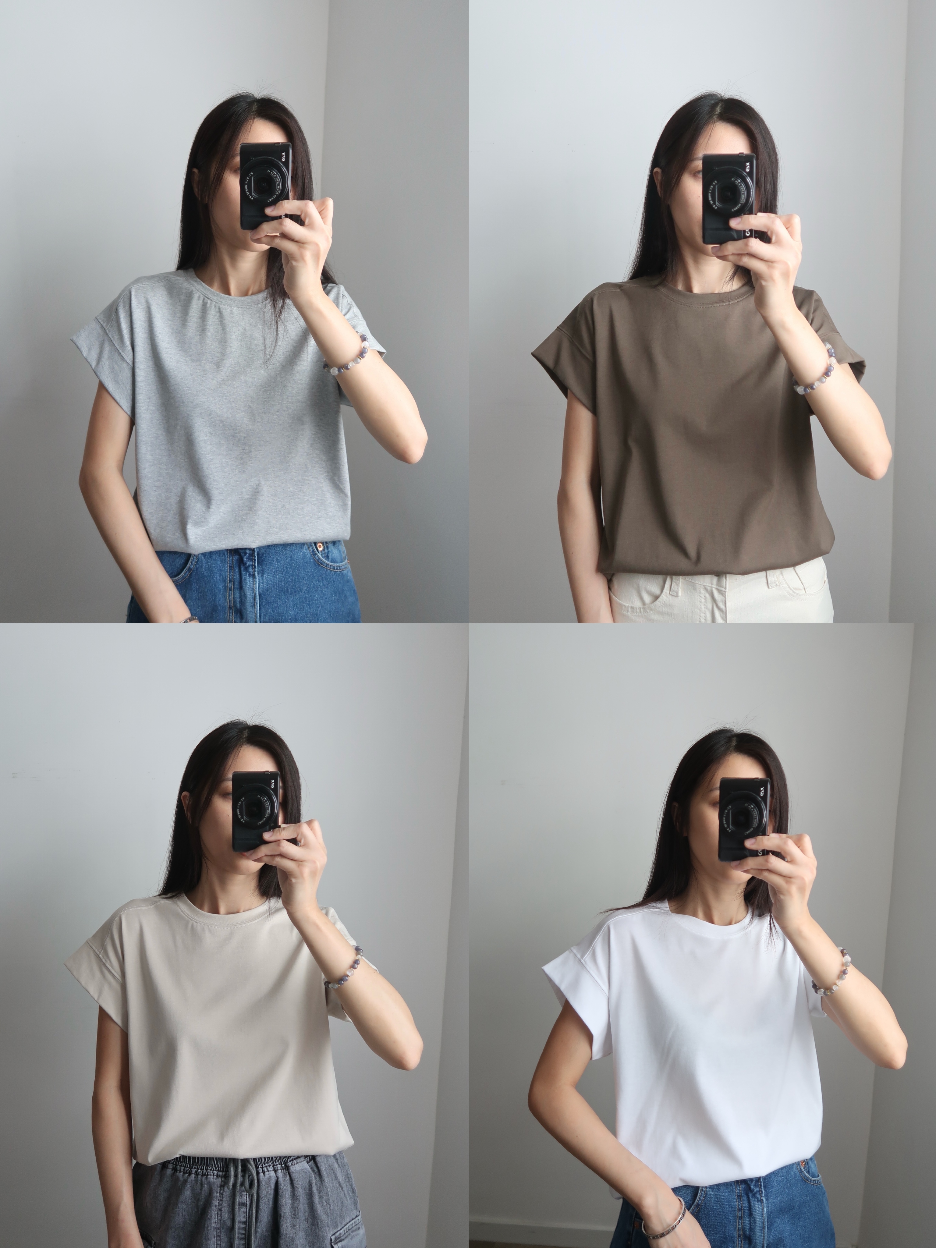 26 S/S 春夏 涼感質料素色短袖