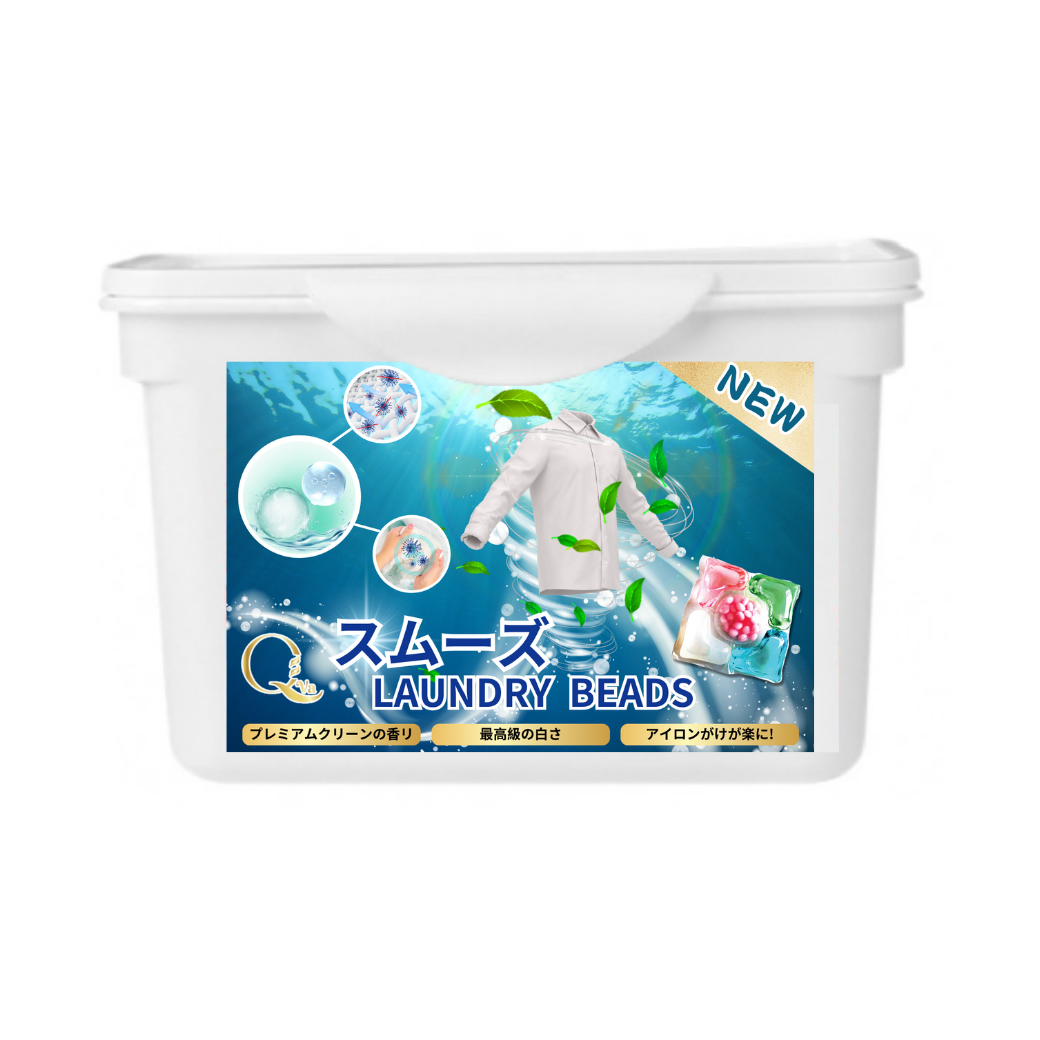 【QVA】櫻花中性五合一洗衣球(30顆/盒)