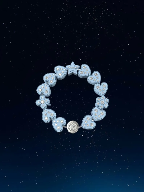 VSCH "愛心系列" 愛心四葉草磁吸手鍊