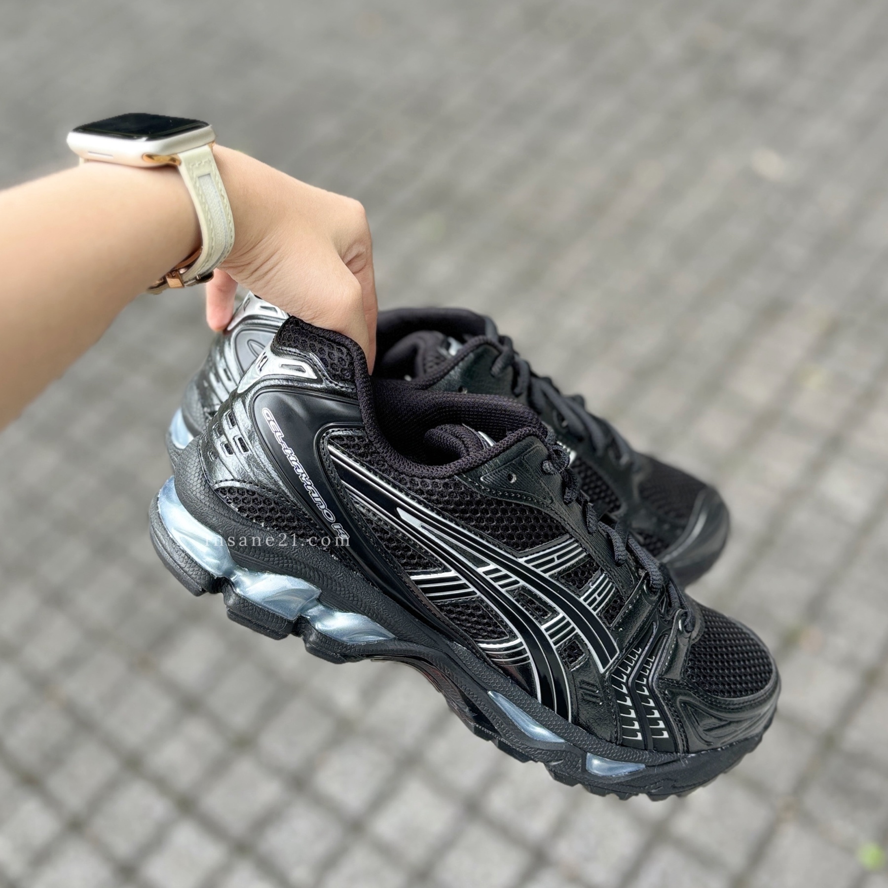 ASICS KAYANO 14 黑銀 科技感 機能 男鞋 1201A019-006