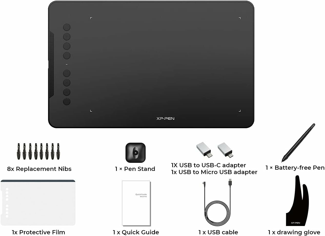 XP-Pen Deco 01 V2 Drawing Tablet