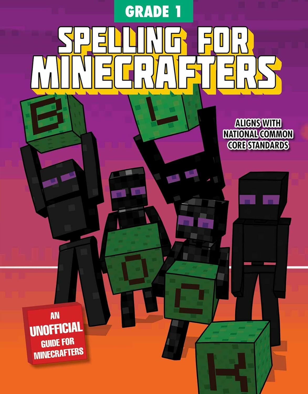 Spelling for Minecrafters: Grade 1 Paperback