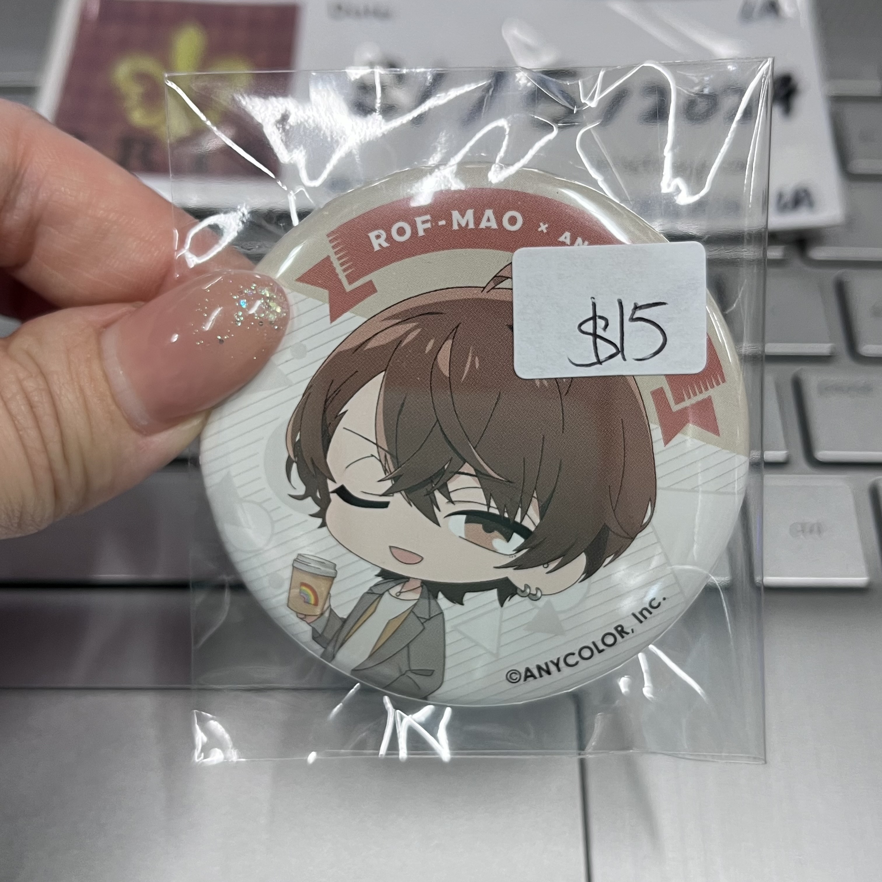 彩虹社 加賀美 襟章 rm