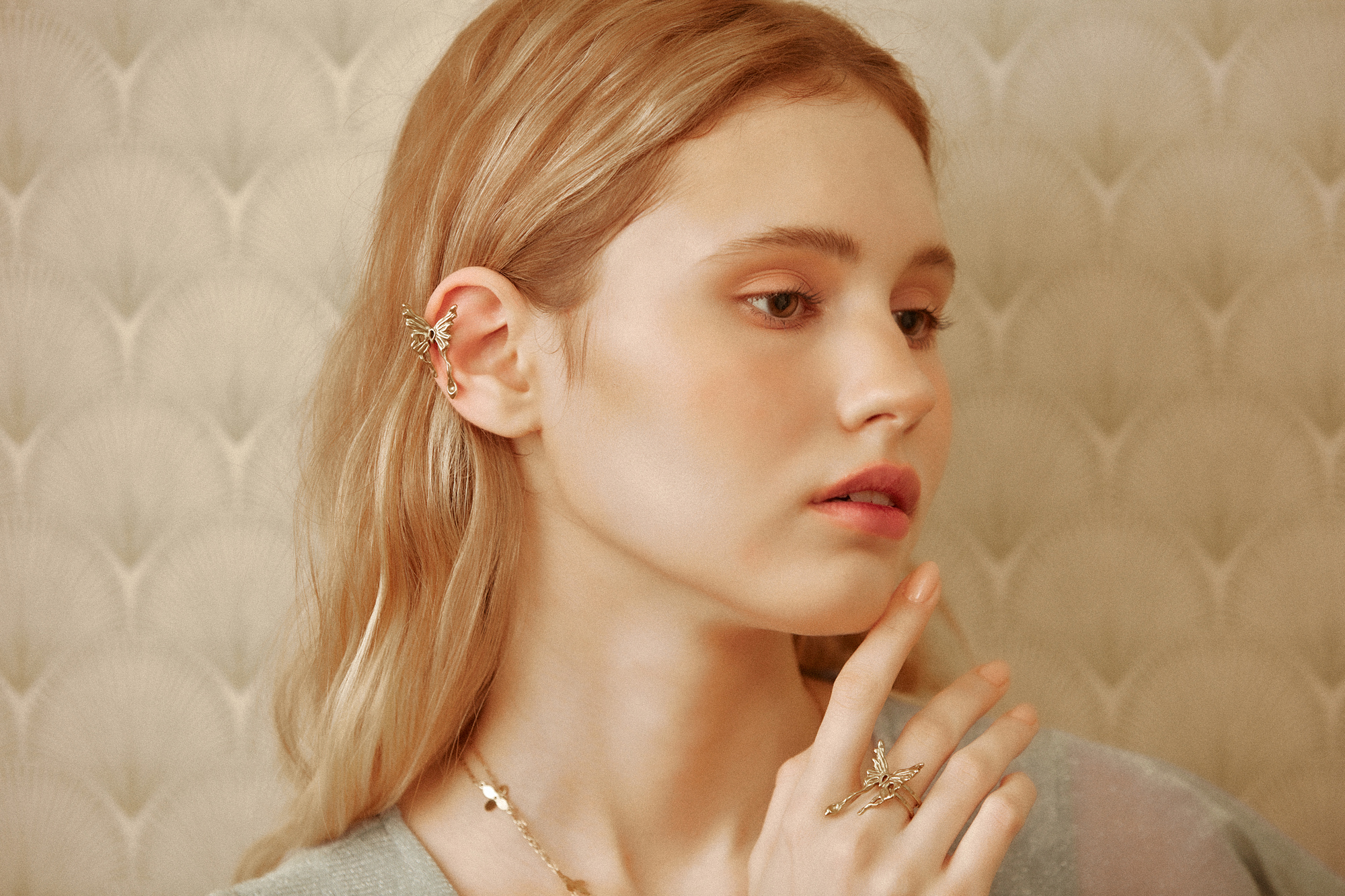 花蝶尋夢耳骨夾