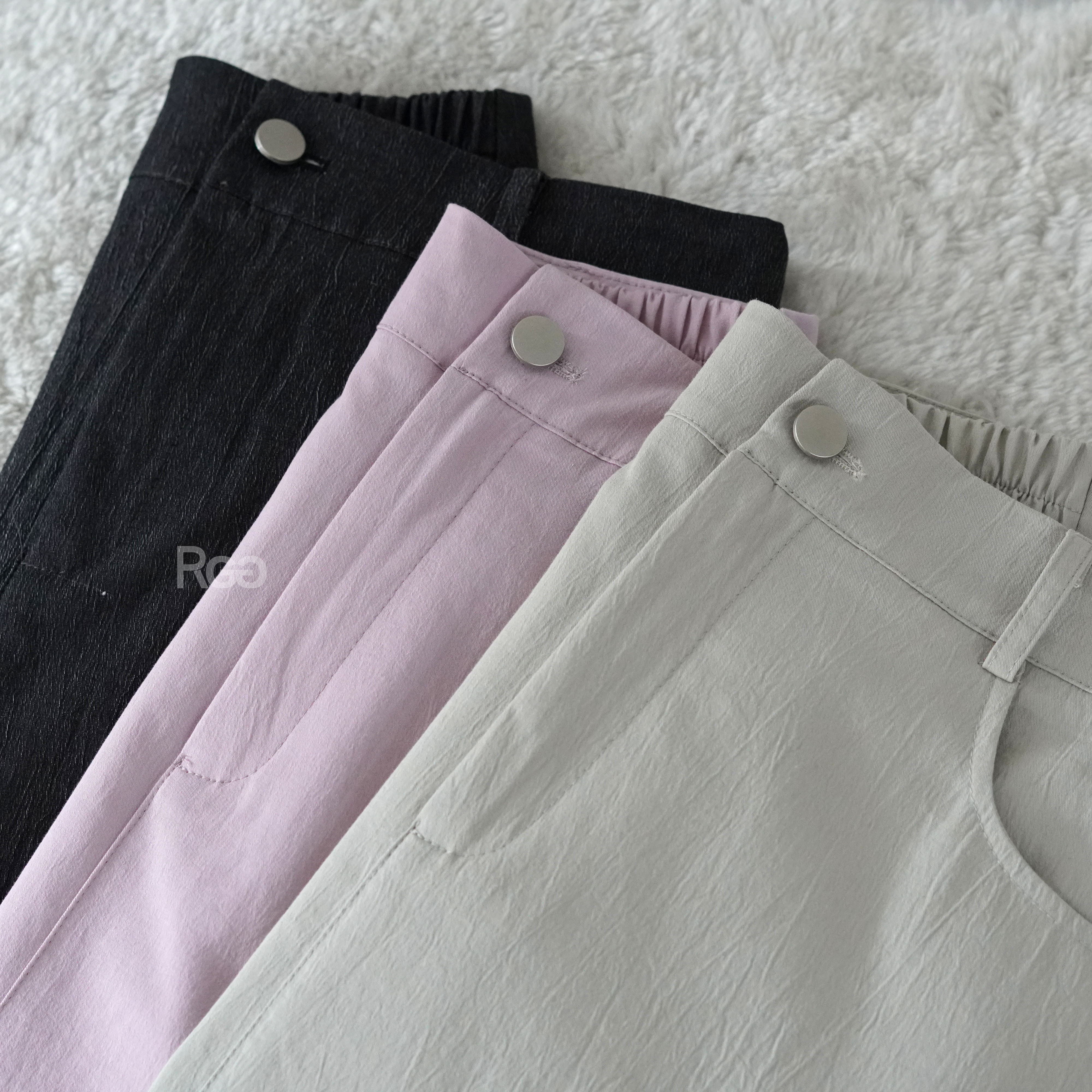 #74925 前開衩水洗直筒裙顏色細節照