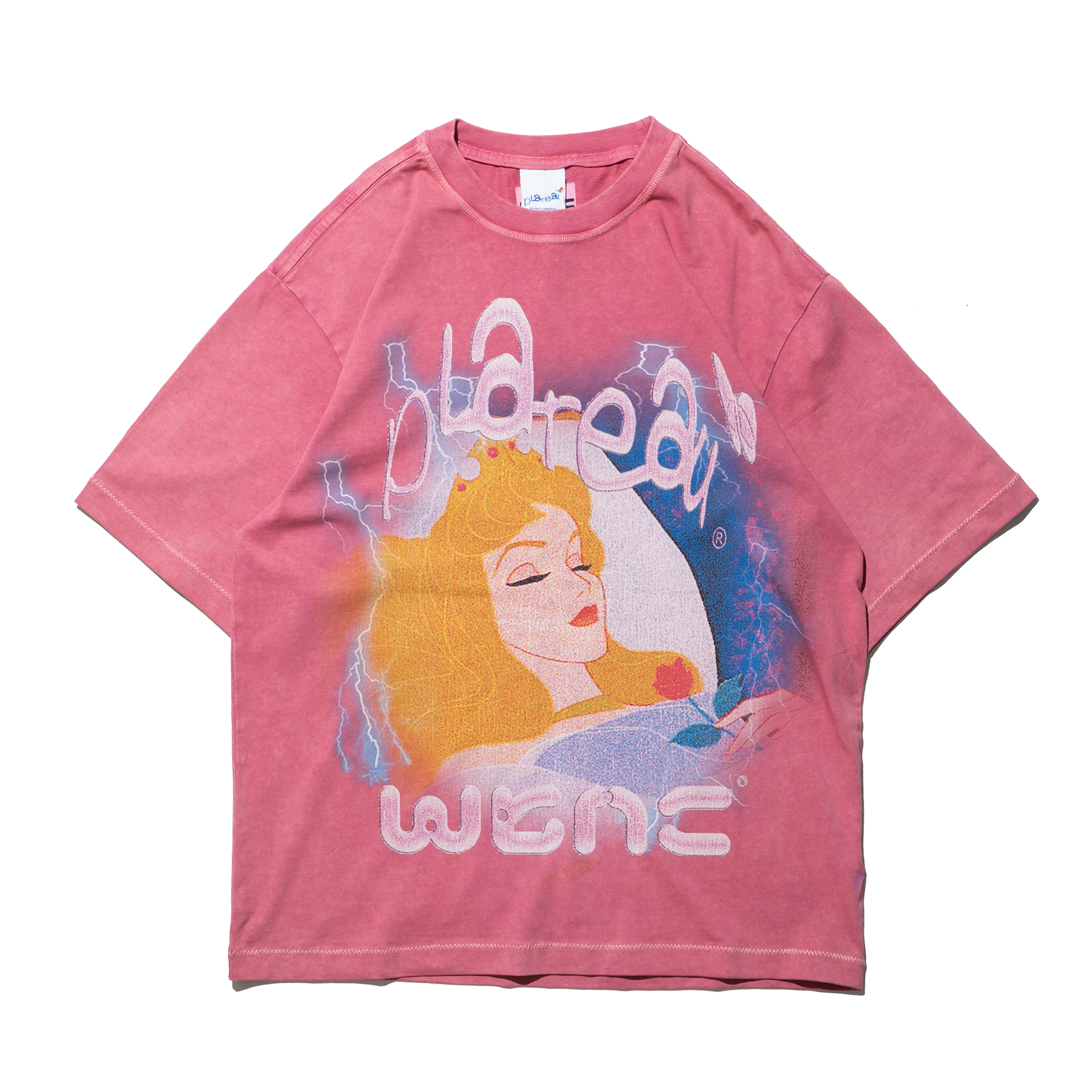 WTNC x Plateau Studio /  "Sleeping Beauty" shirt - washed pink