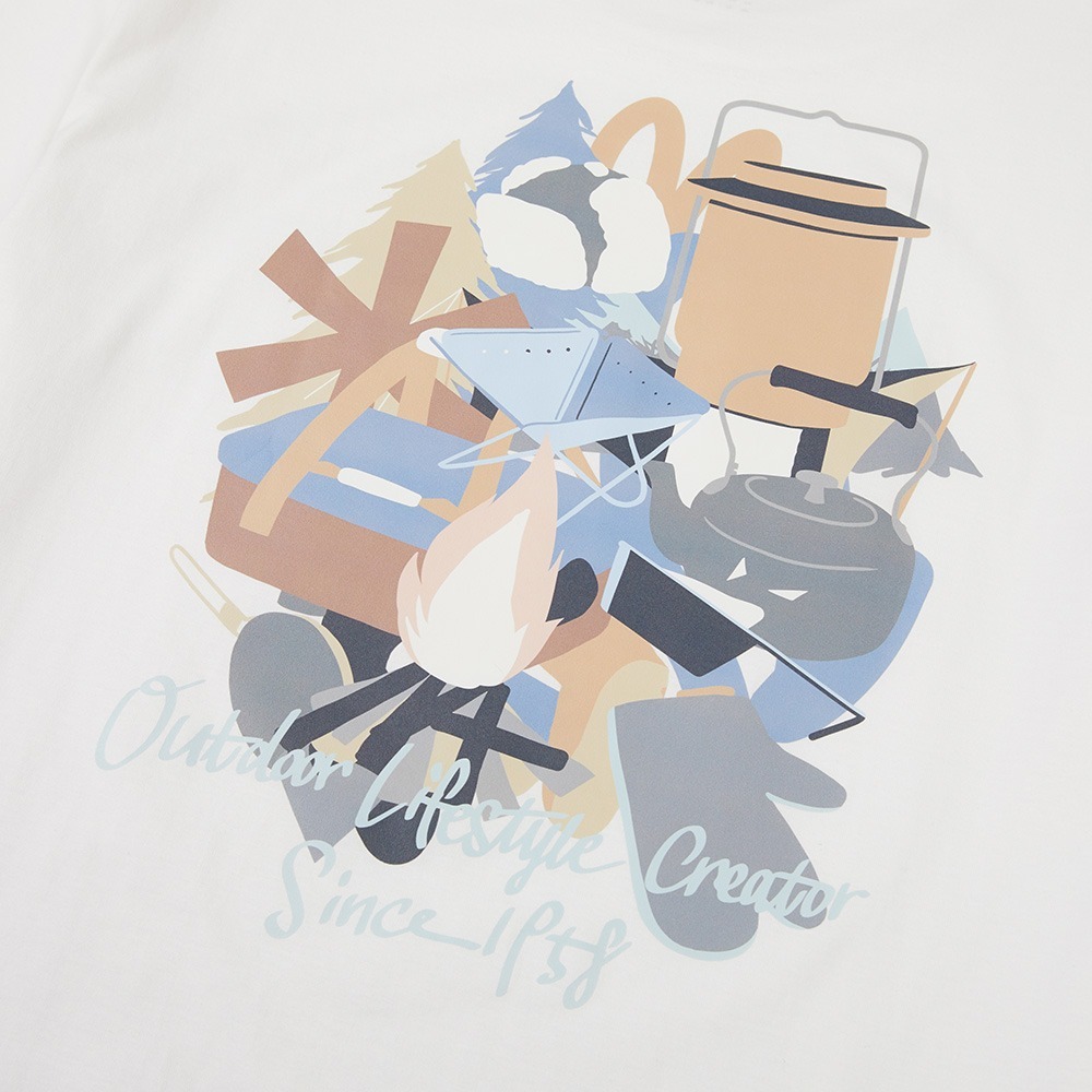 【現貨零碼折扣】snow peak camping gear short sleeve T-shirts 露營裝備大集合圖像短tee S24MUFTS88