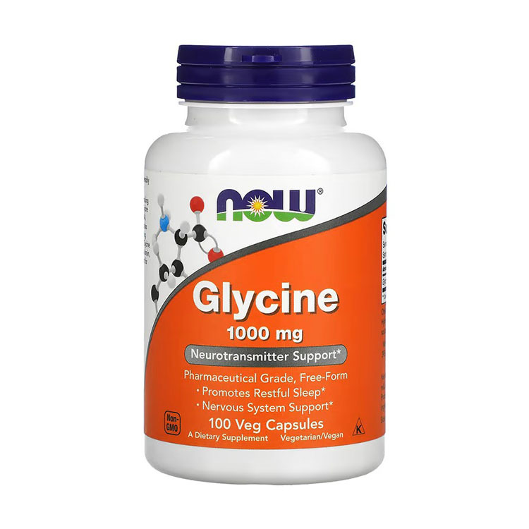 NOW Foods, Glycine, 1,000 mg, 100 Veg Capsules