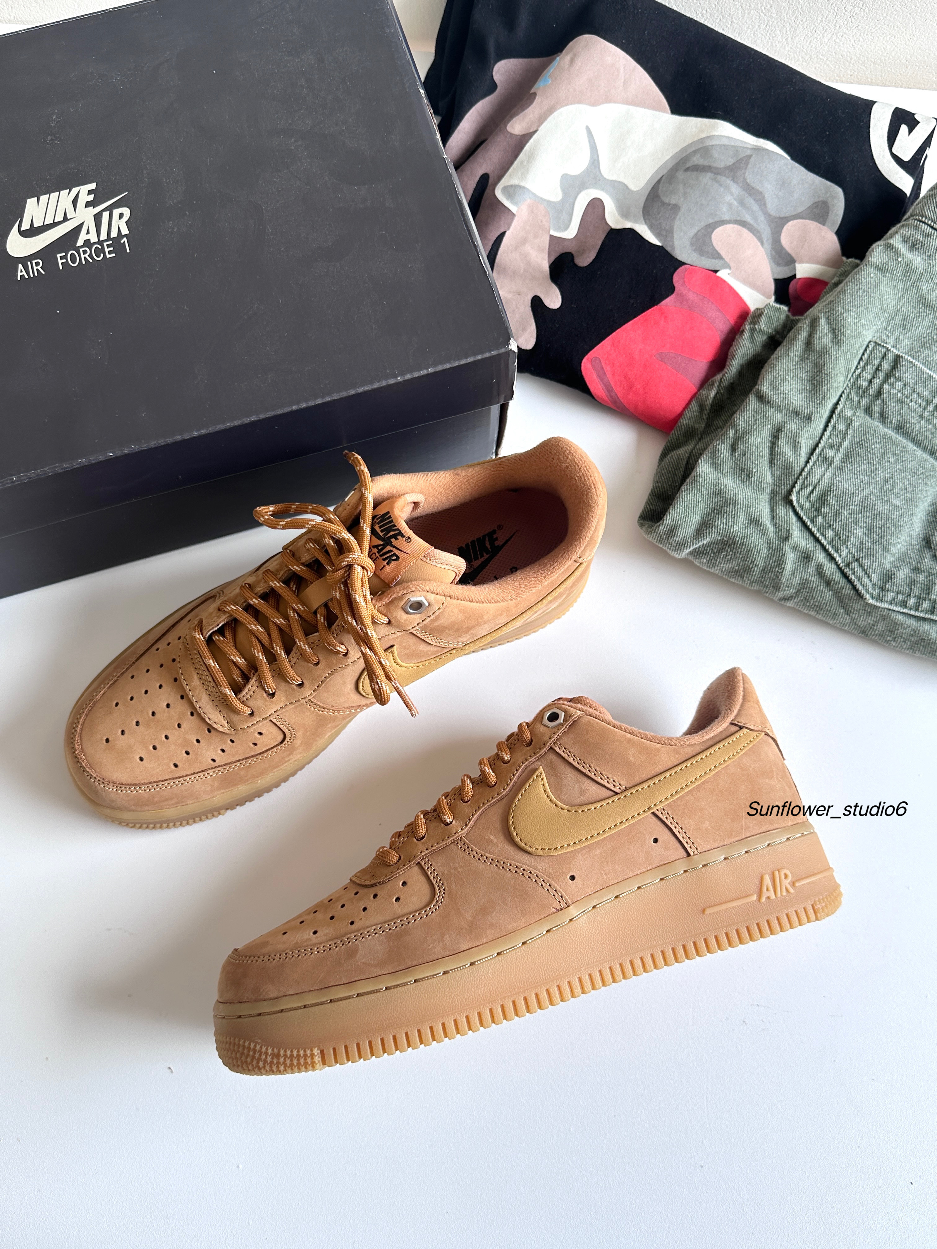 Nike Air Force 1 AF1 Flax Wheat 卡其色 小麥色 棕色 大地色 沙色 成人款 男款 CJ9179-200/預購