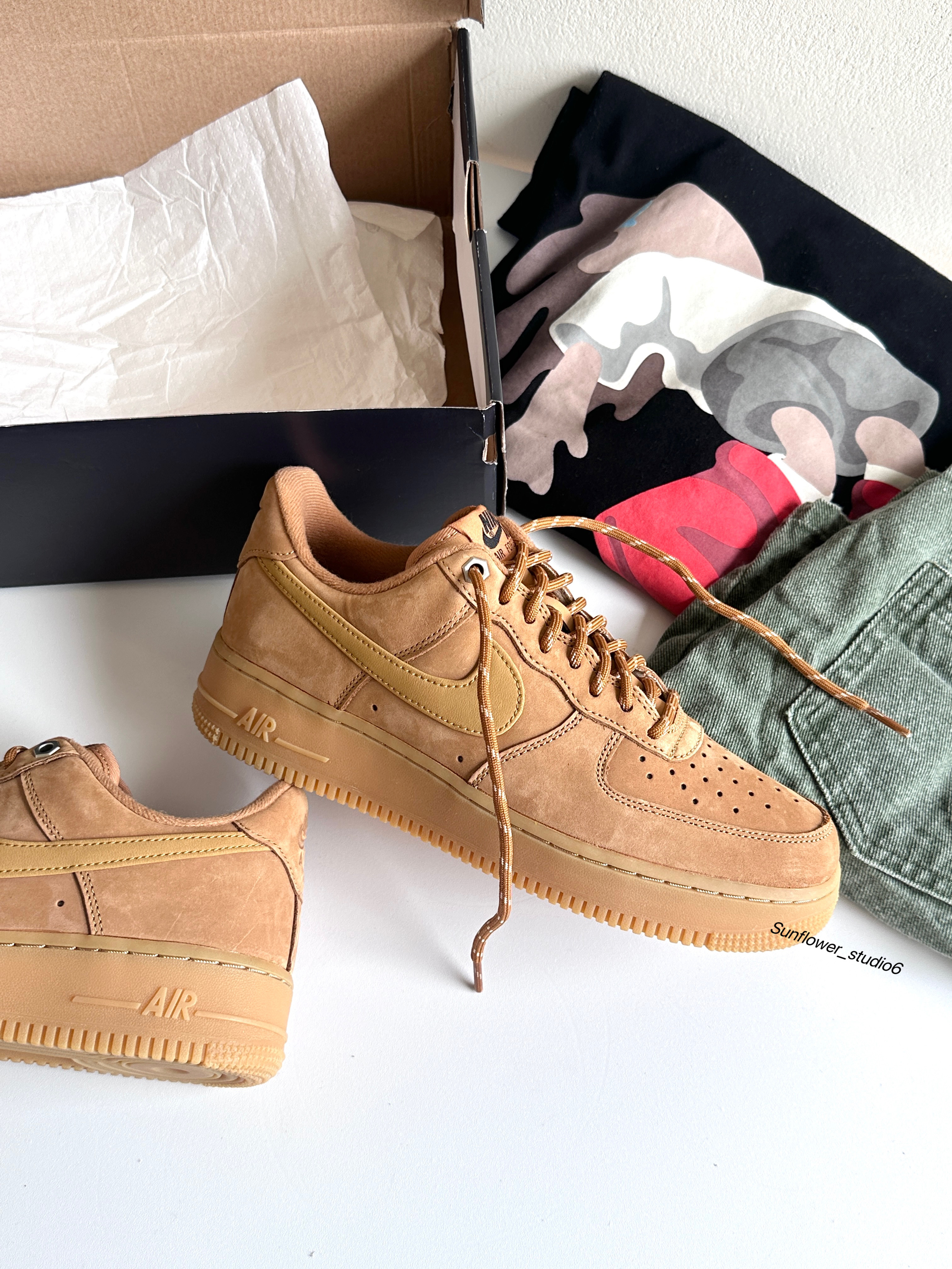 Nike Air Force 1 AF1 Flax Wheat 卡其色 小麥色 棕色 大地色 沙色 成人款 男款 CJ9179-200/預購
