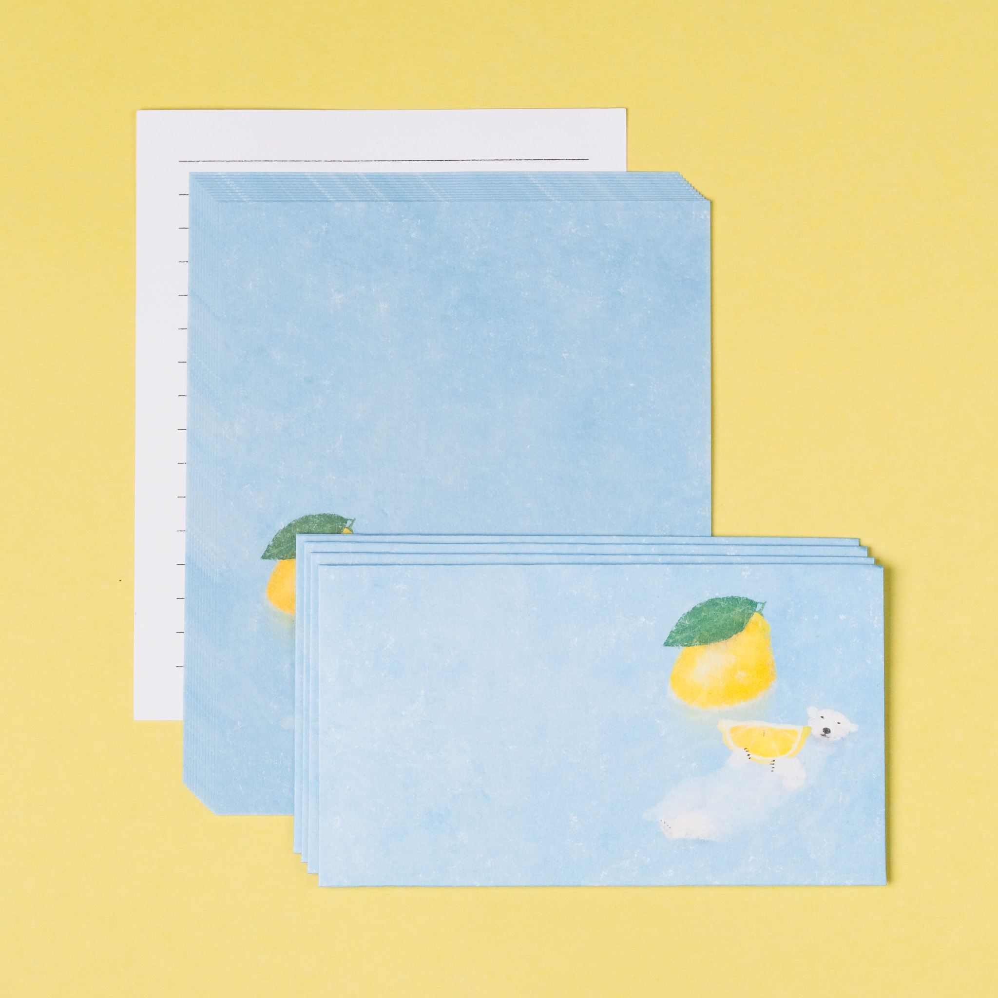 日下明 期待已久的檸檬水 信封信紙套組 /表現社/JAPAN