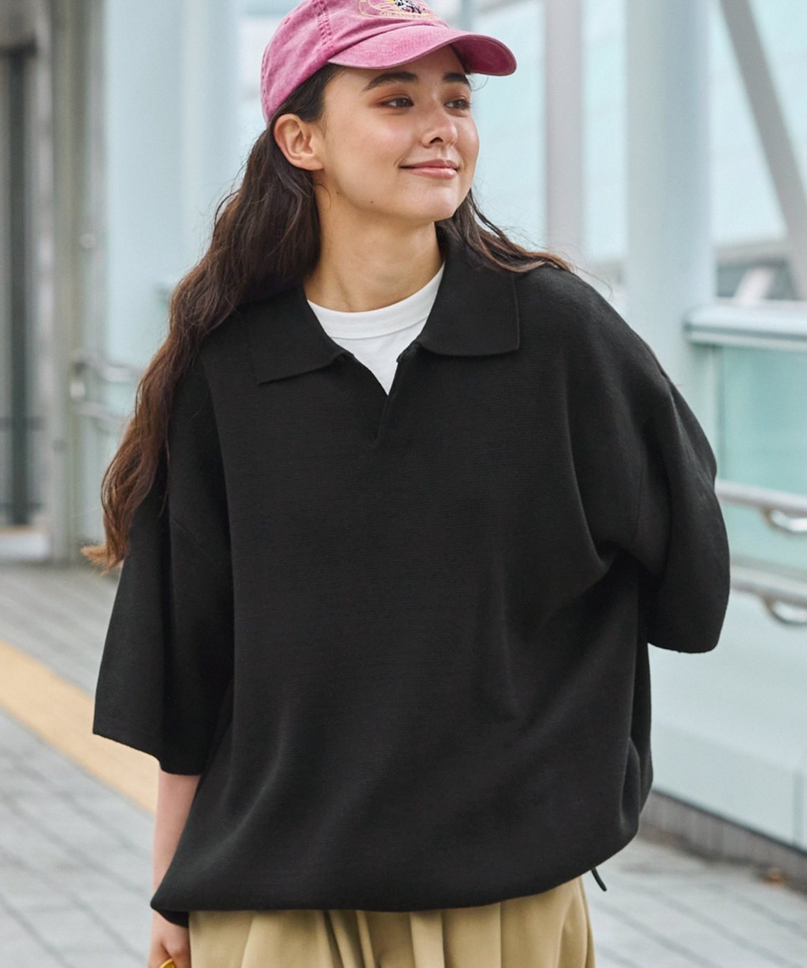 KTQ STORE ‧ HECT 羅紋針織抽繩 上衣