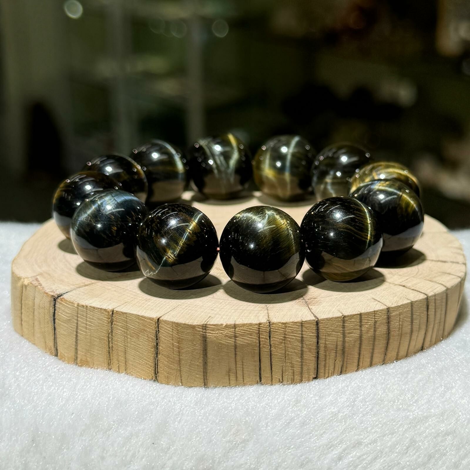 大m💫黃藍虎眼手串