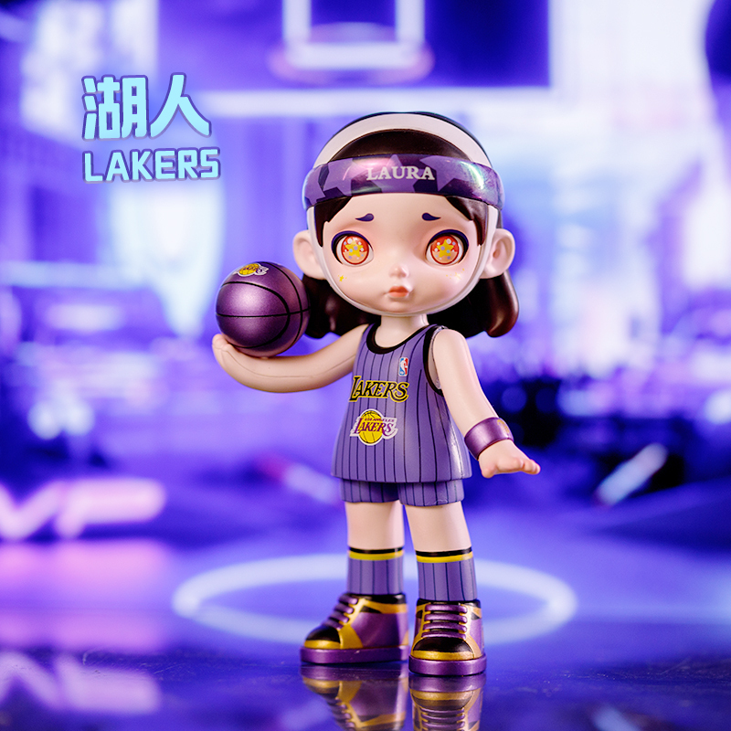 KBTOY TOYCITY LAURA BASKETBALL 勞拉-NBA系列400%湖人