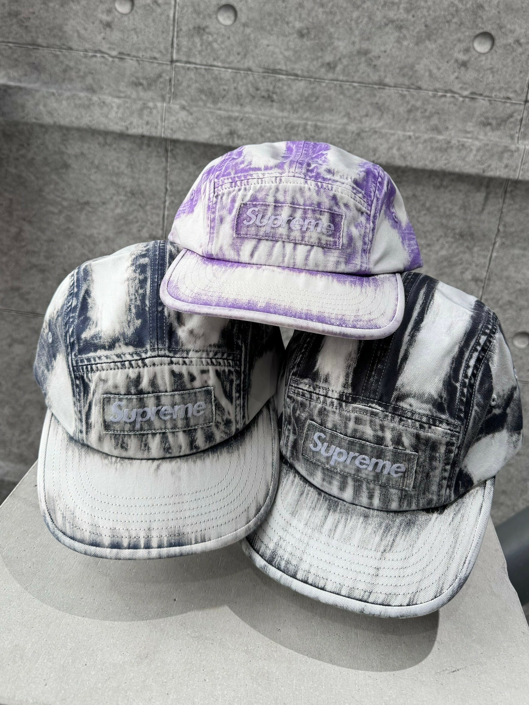 Supreme 黑色涤纶帽子男士| eBay