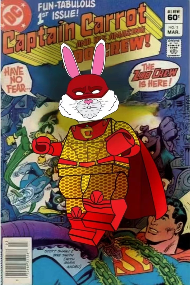 [Suneox][In Stock] Captain Carrot [UVprinted]