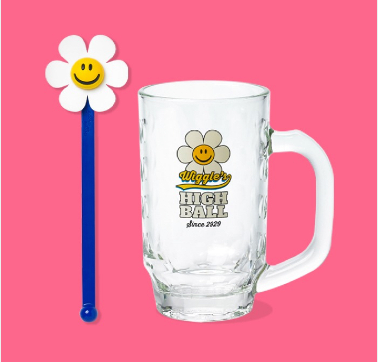 Wiggle x Glasslock 玻璃杯Set 410ml