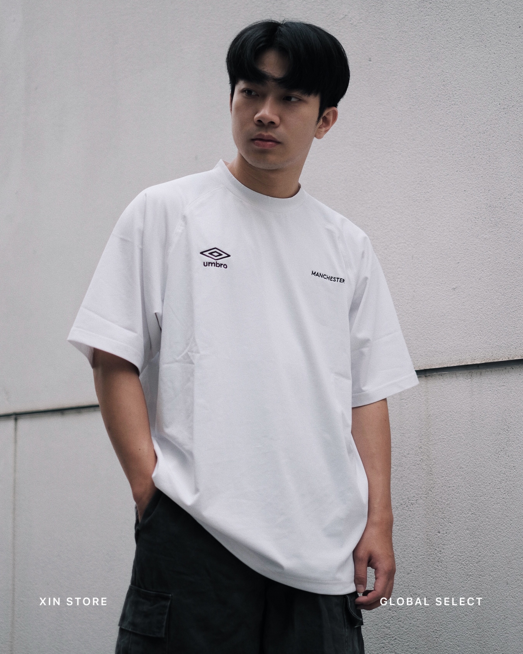 【現貨】Umbro Logo 刺繡 抽繩 短袖 訂製 三色