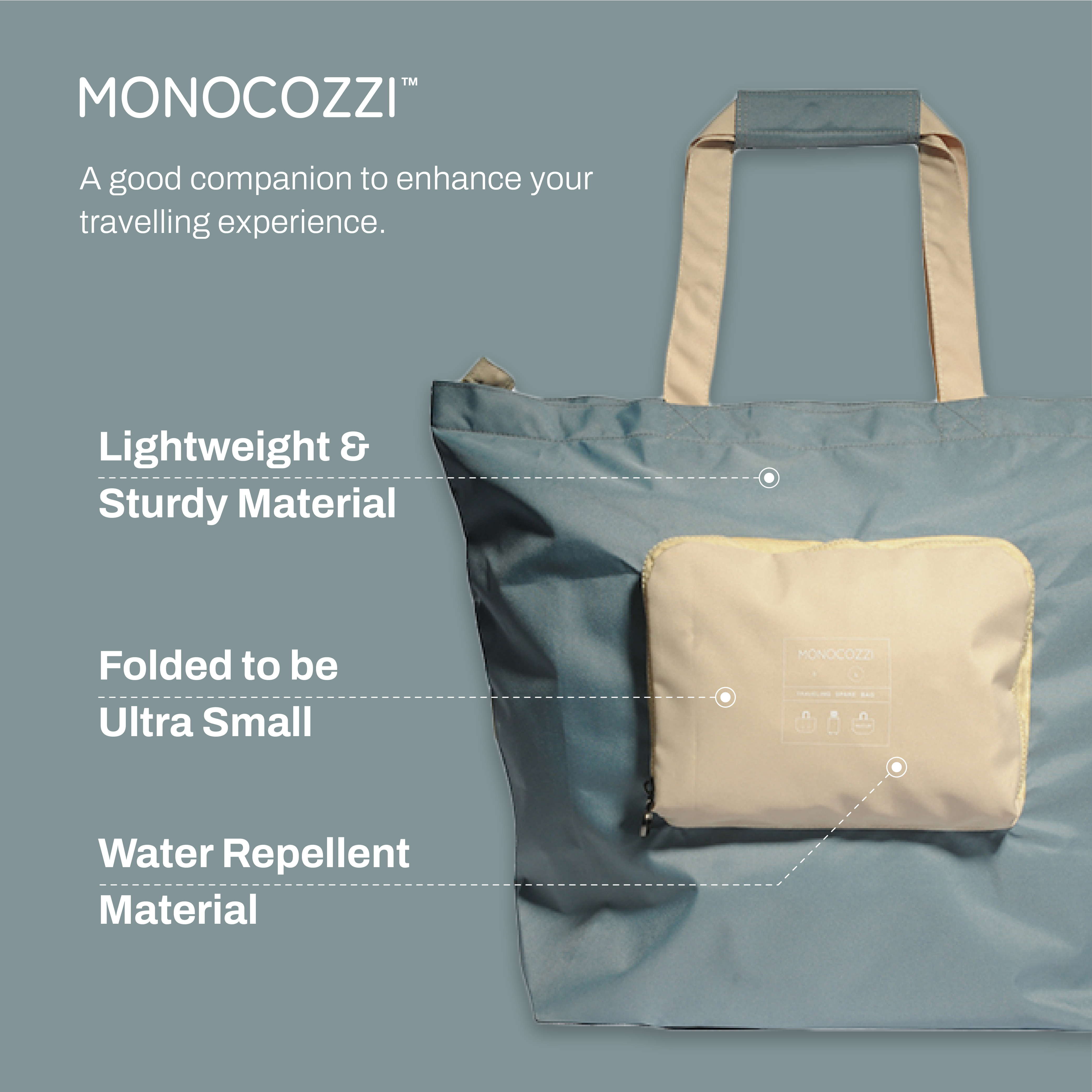 Bon Voyage | Traveler Foldable Spare Bag (Small) - G