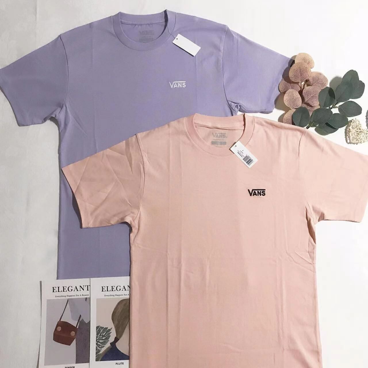 VANS LEFT CHEST LOGO TEE