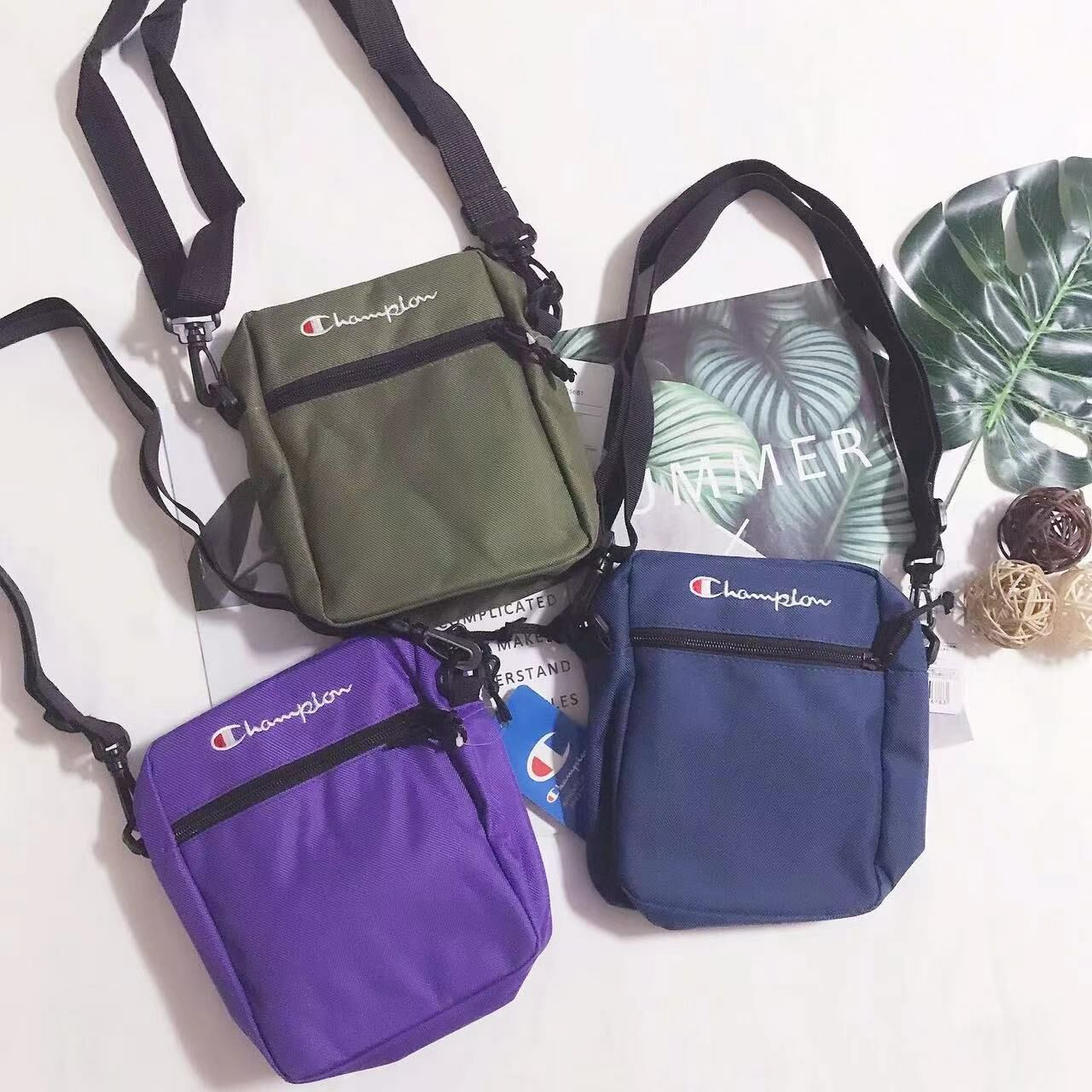 🇯🇵日本代購款 CHAMPION LOGO CROSSBODY BAG