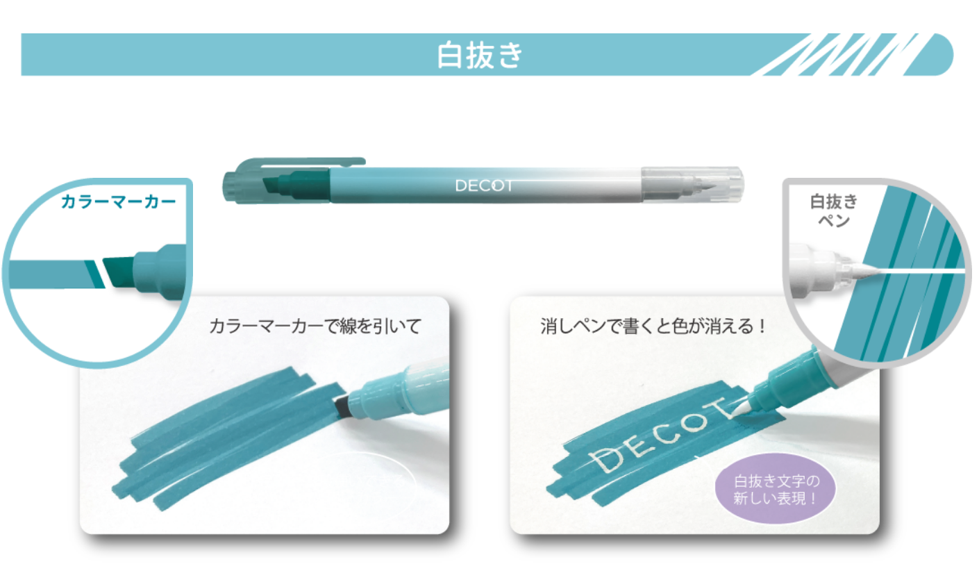 sun-star 最新限量款 DECOT 白記號 螢光筆 第二彈