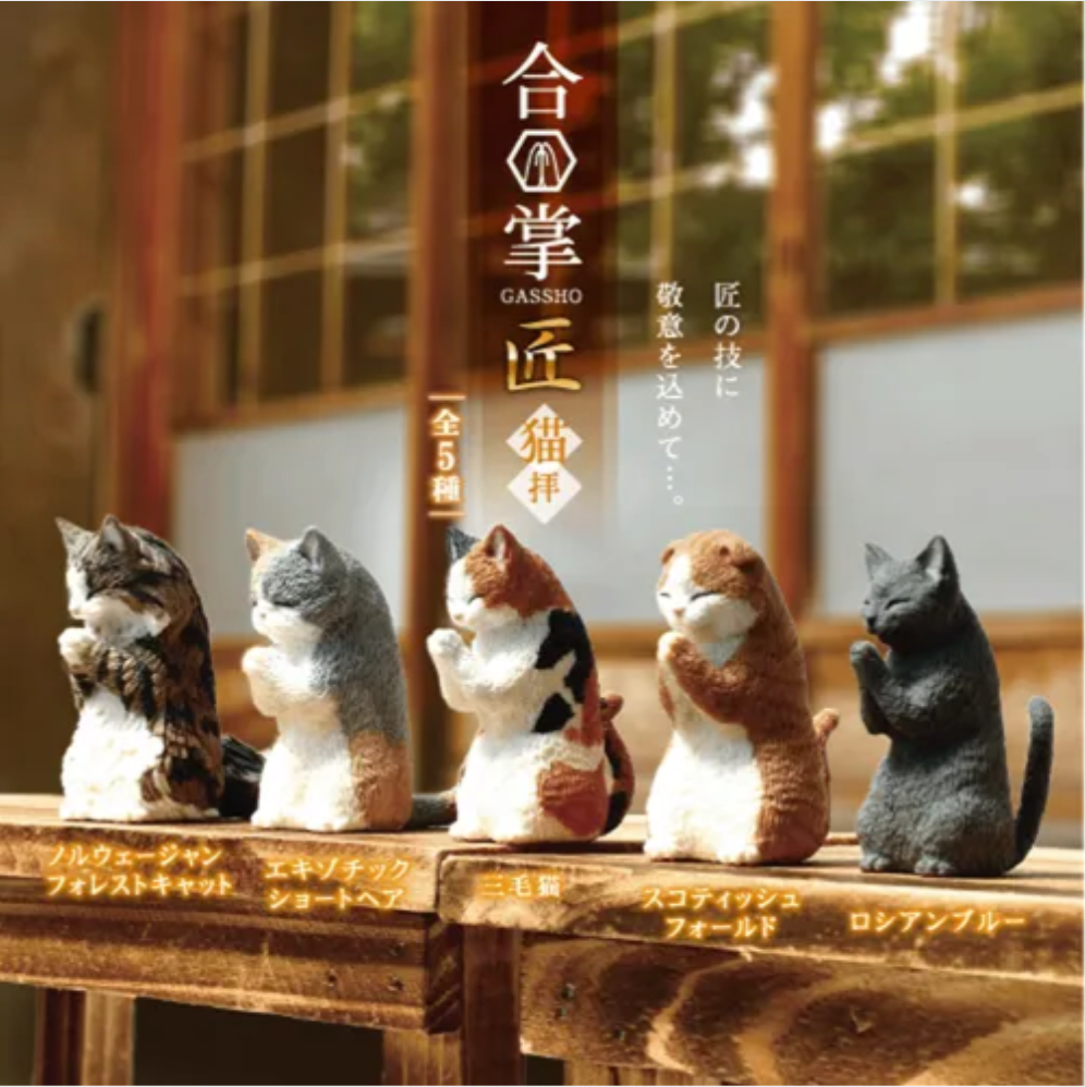 合掌匠 猫拝