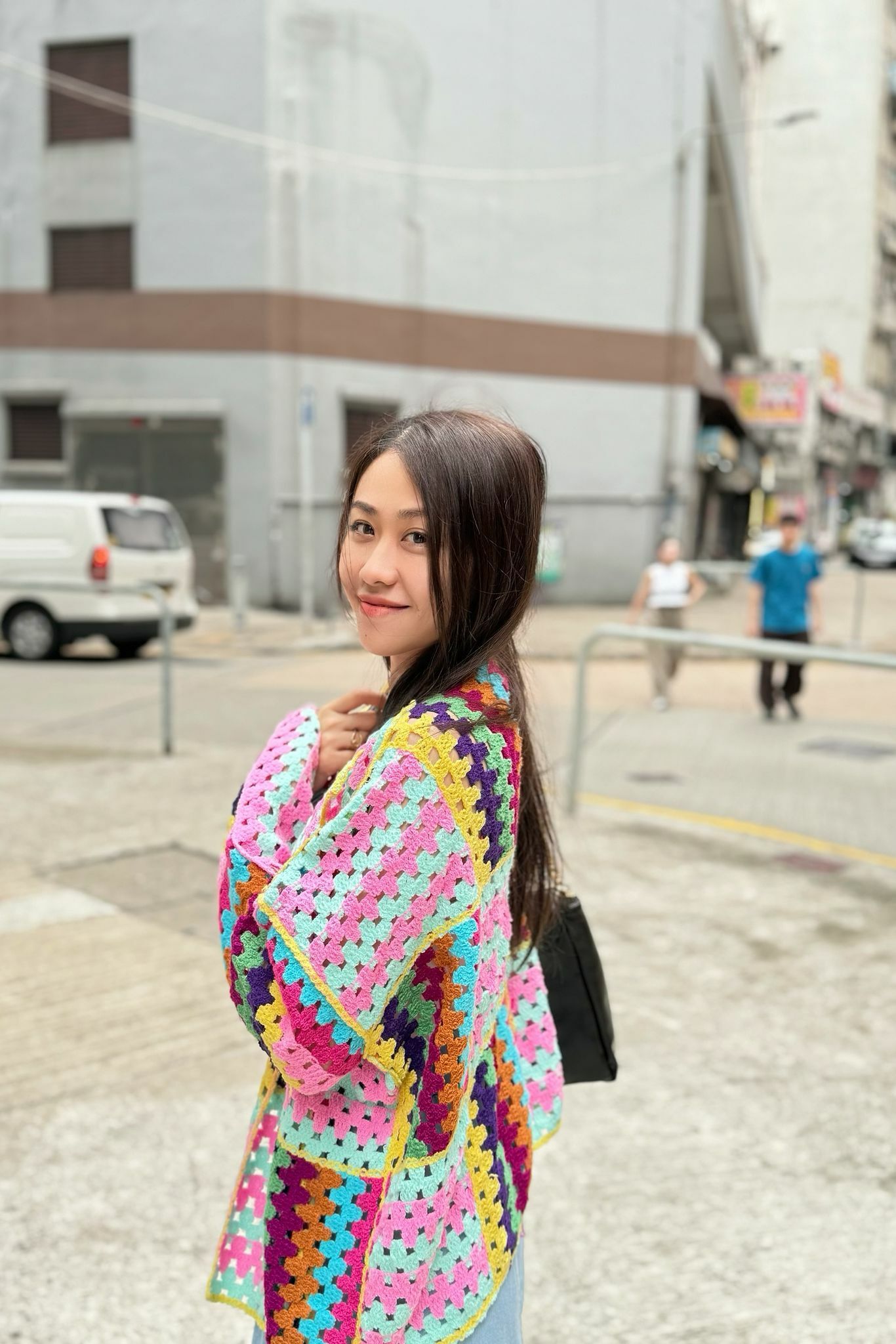 JK#6089 🤍彩虹軟糖外套