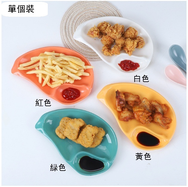 熱賣日式餐具塑料果盤 小吃盤 塑料菜盤（單個裝 白色）