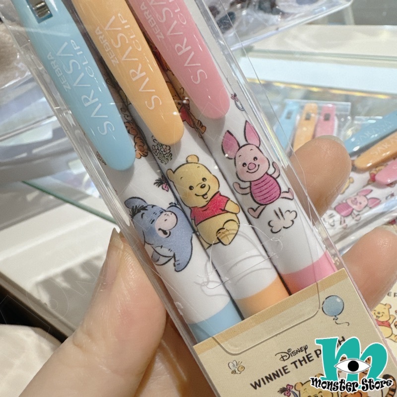 小熊維尼豬仔跳跳虎依唷原子筆 (3入)