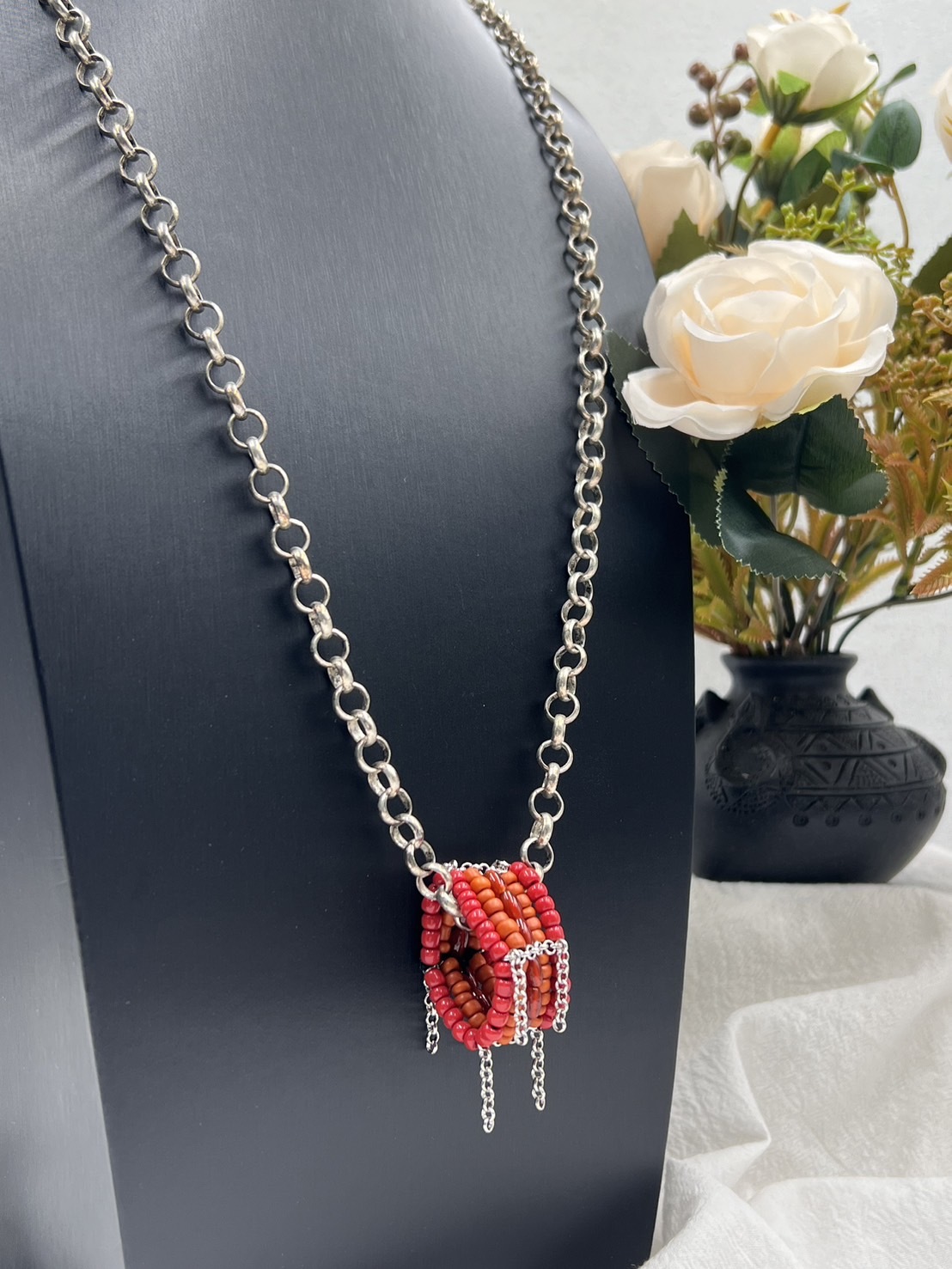 No.3傳統串珠戒指戒圍7cm