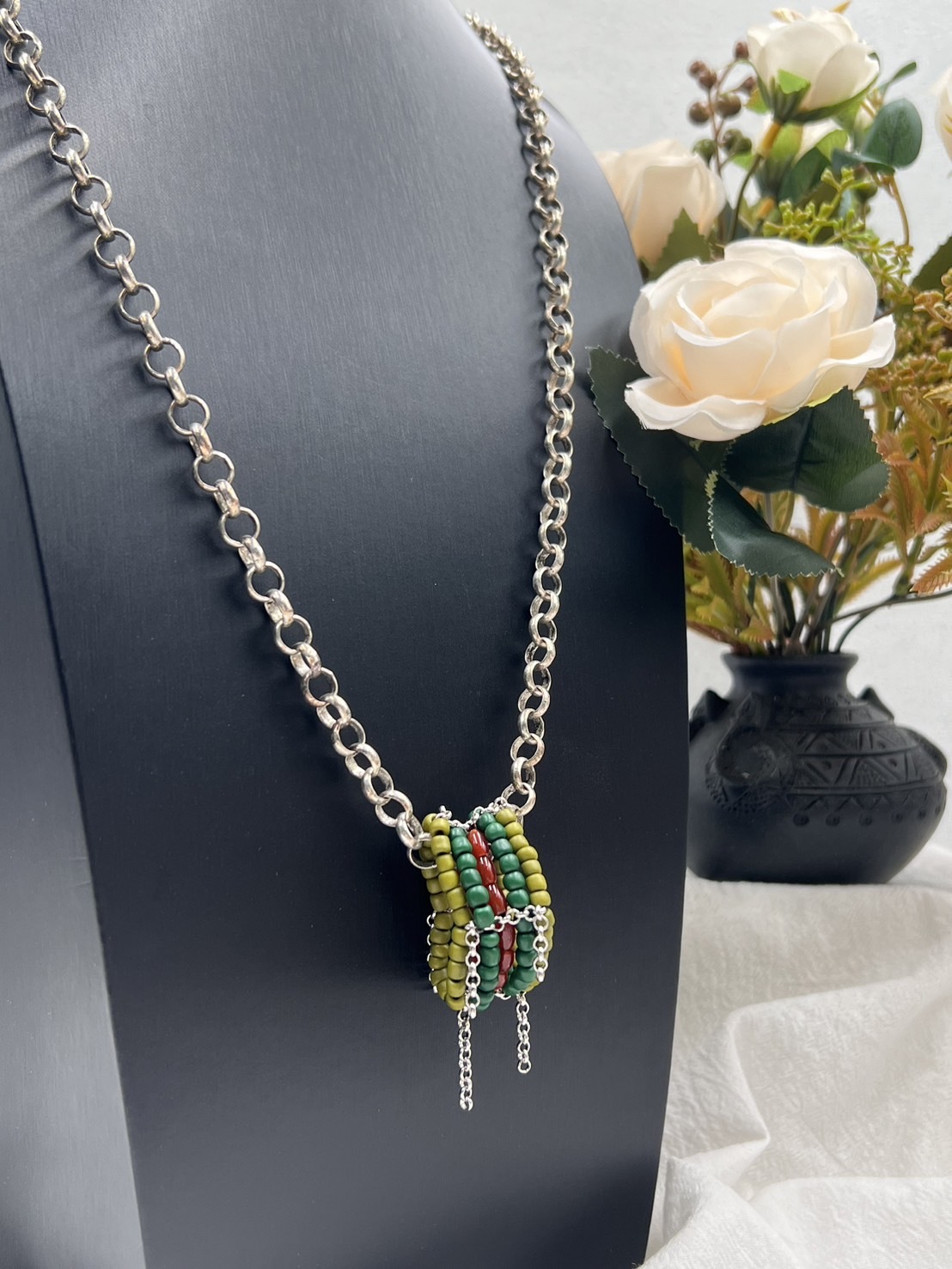 No.4傳統串珠戒指戒圍7cm