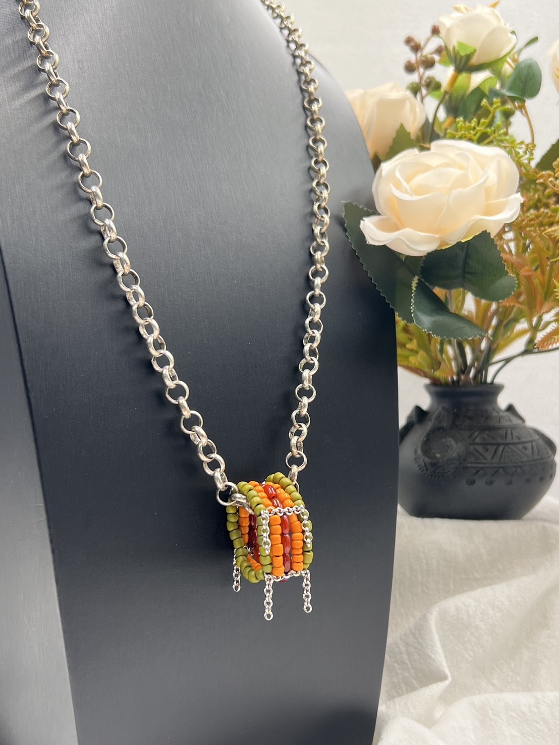 No.7傳統串珠戒指戒圍7cm